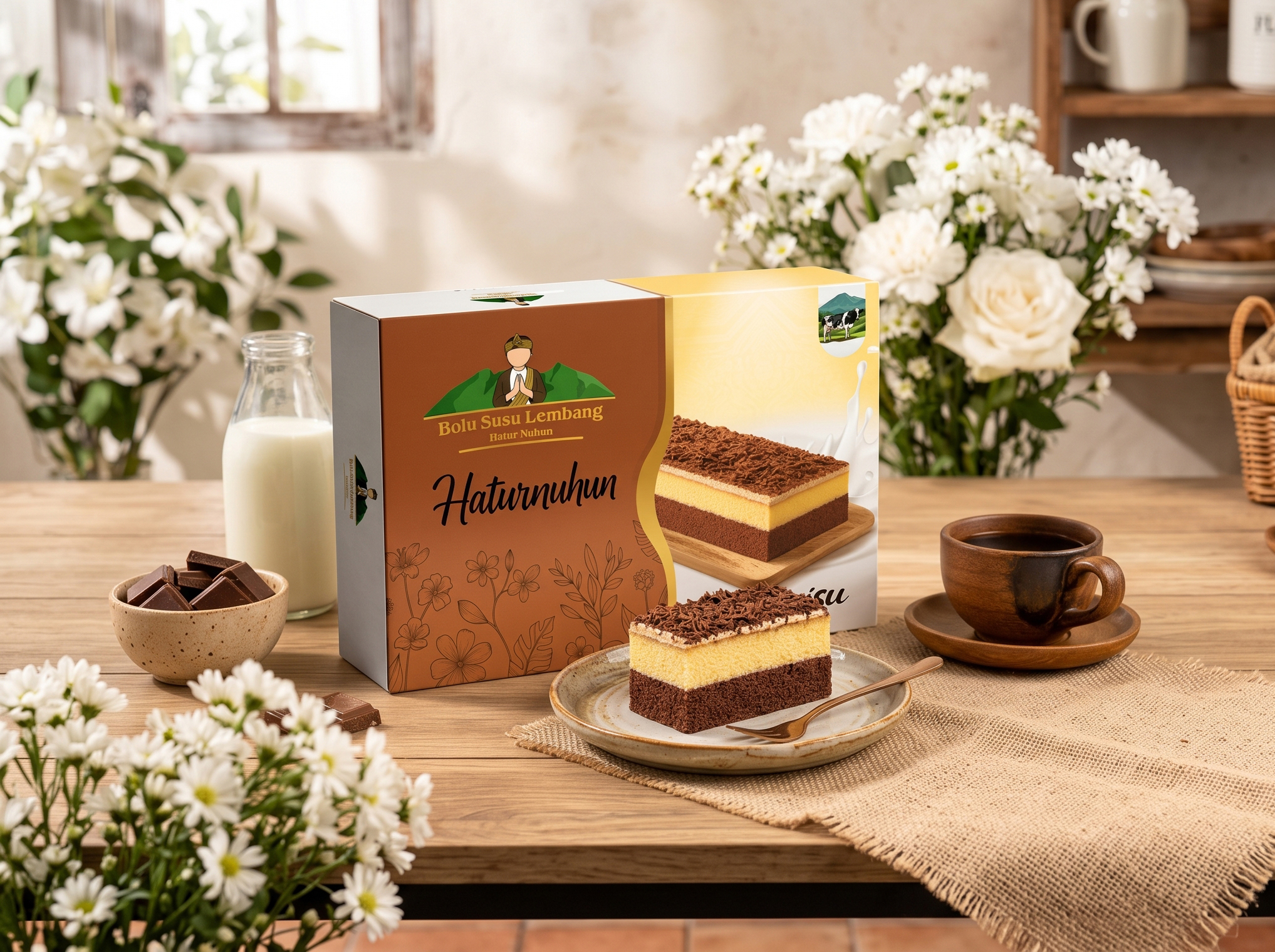 BOLU SUSU LEMBANG TIRAMISU