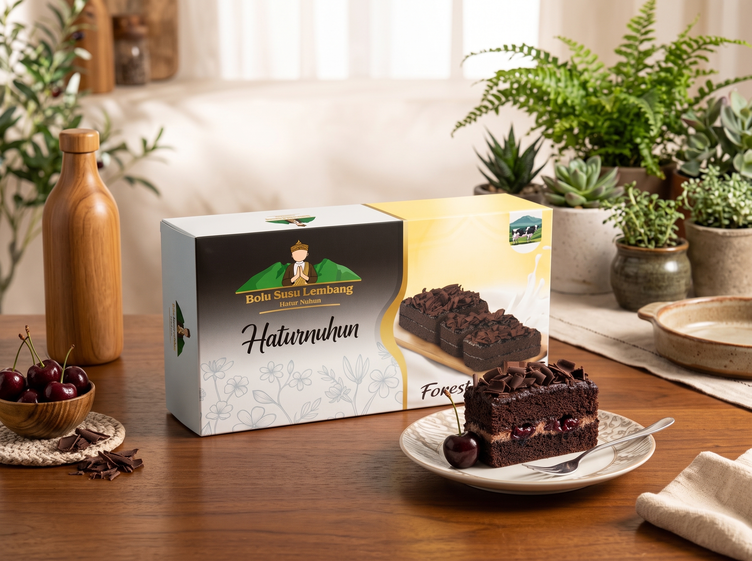 BOLU SUSU LEMBANG BLACKFORREST