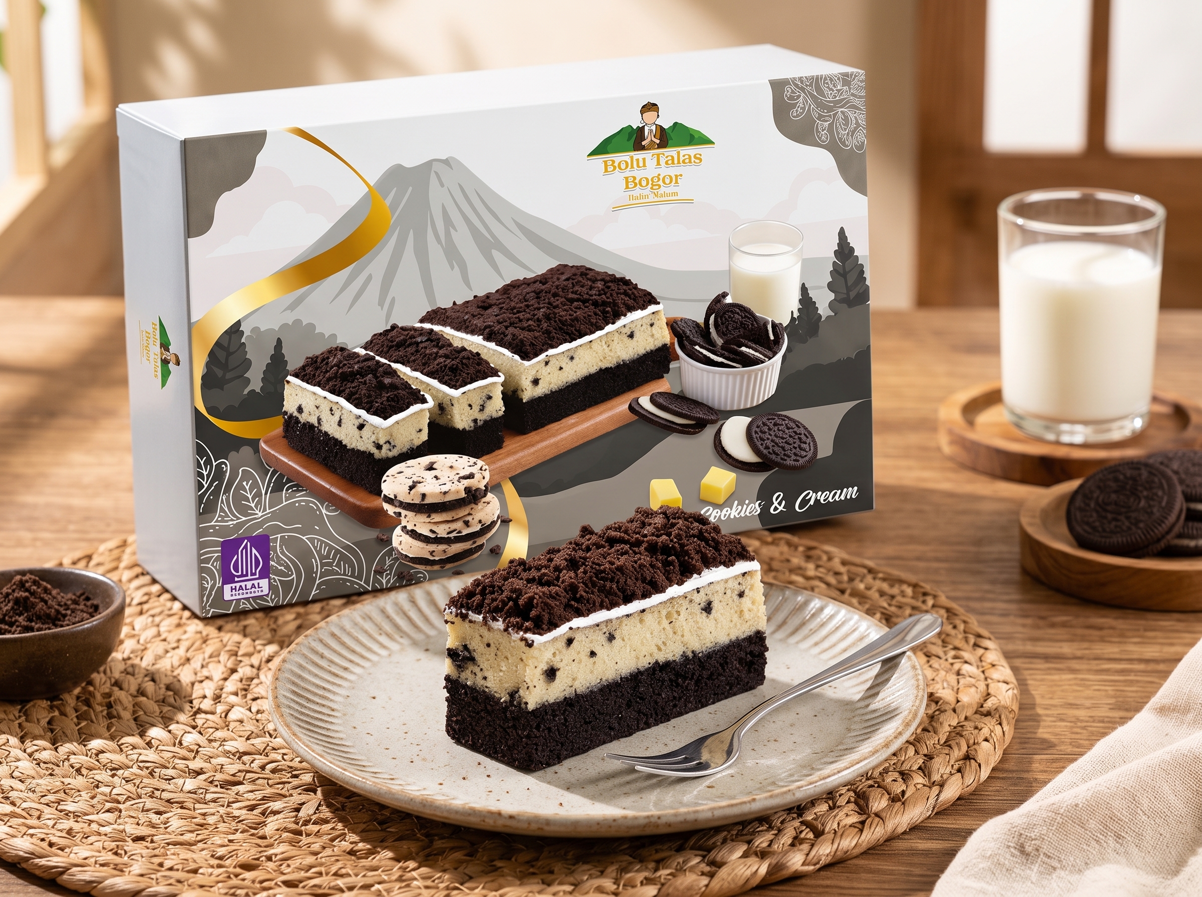 LAPIS TALAS BOGOR COOKIES AND CREAM