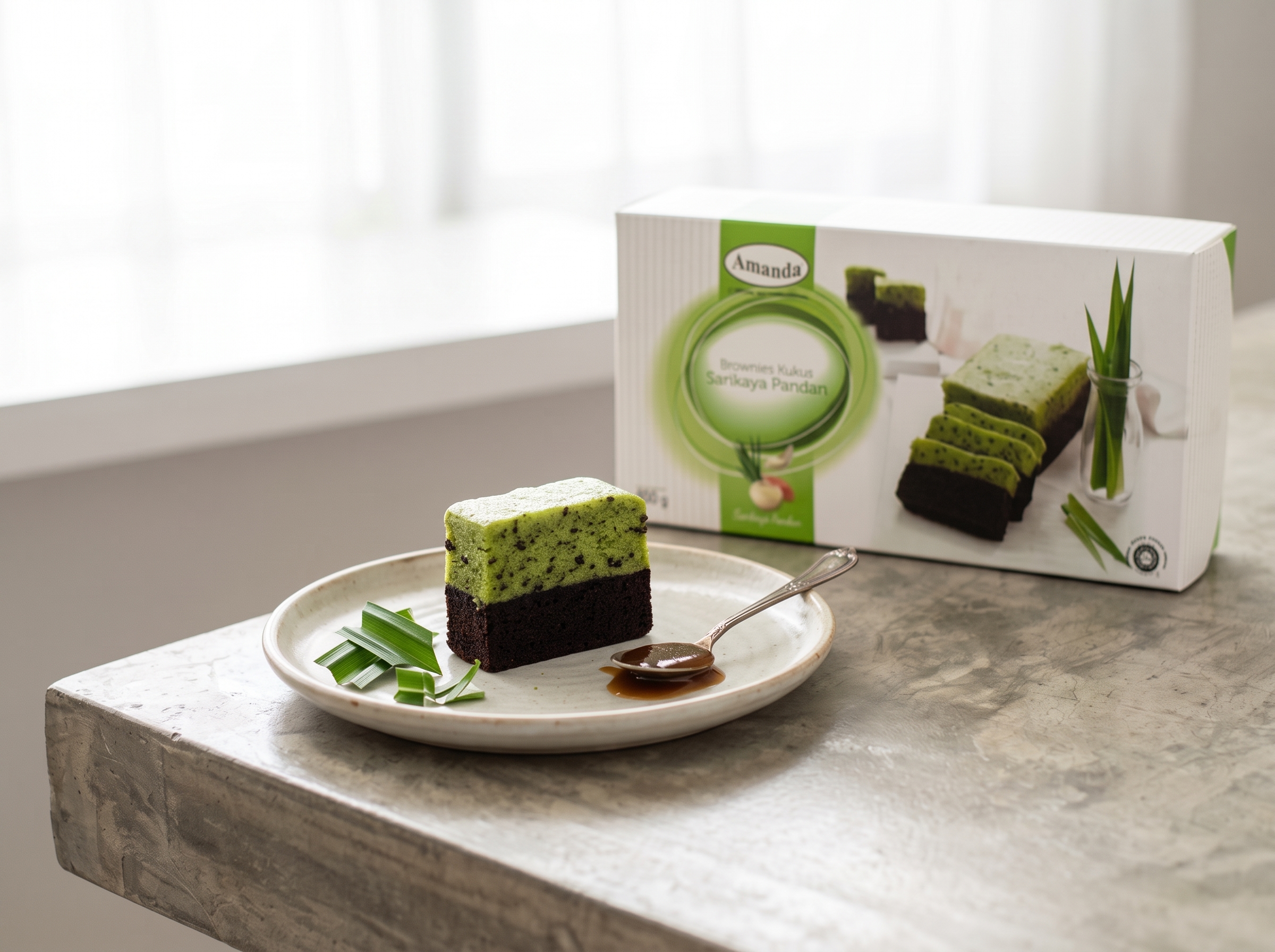 AMANDA BROWNIES SARIKAYA PANDAN